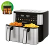 سرخ‌کن بدون روغن دوقلو (Dual Air Fryer) مدل FRY-5223 با توان 2400 وات