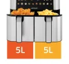 سرخ‌کن بدون روغن دوقلو (Dual Air Fryer) مدل FRY-5223 با توان 2400 وات - Image 8